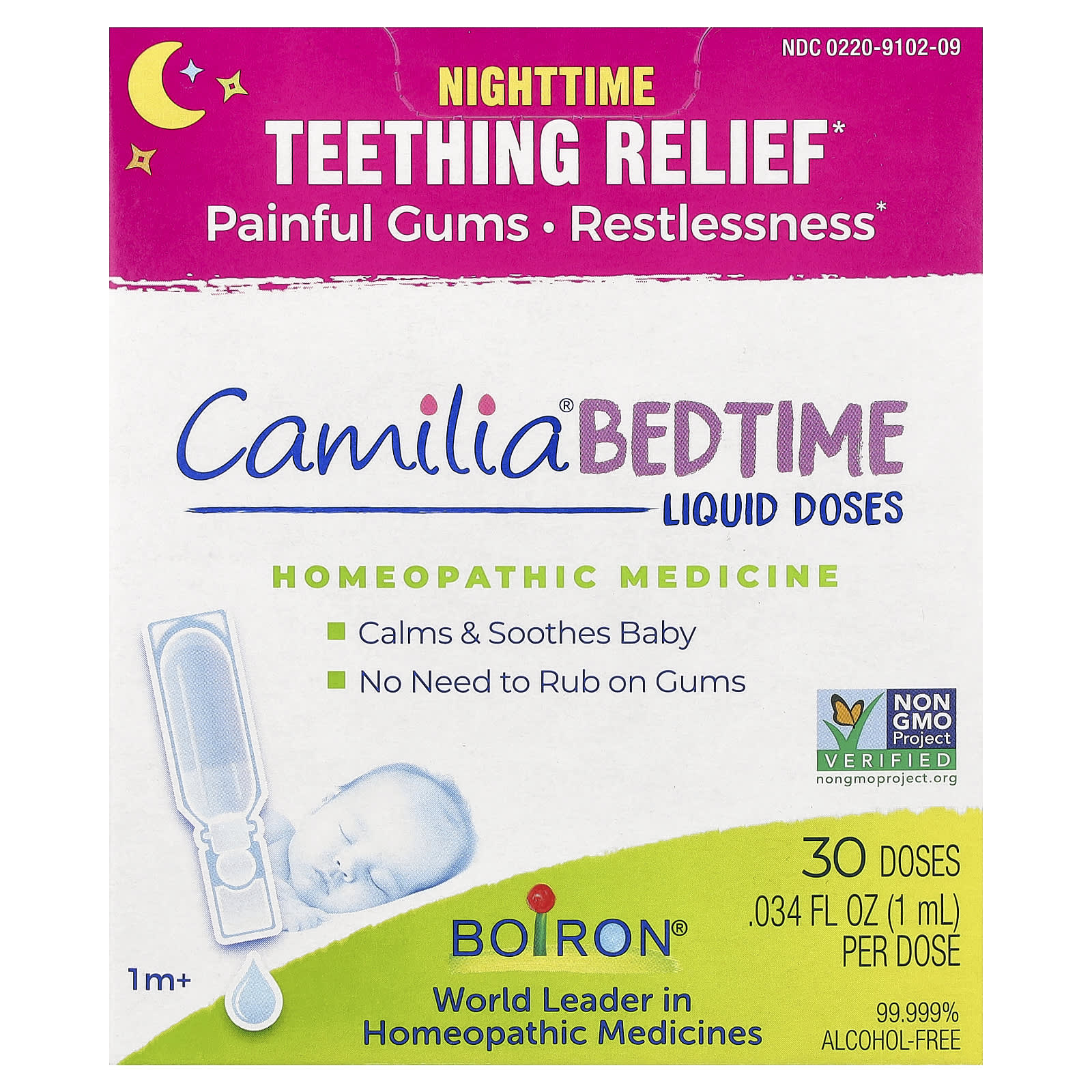 

Boiron, Camilia® Bedtime Liquid Dose, 1 Month or More, 30 Doses, 1 ml (0.034 fl oz) Each