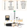 10 in 1 Professional Pen-type Butane Gas Soldering Iron Set 26ml Welding Kit Torch HS-1115K