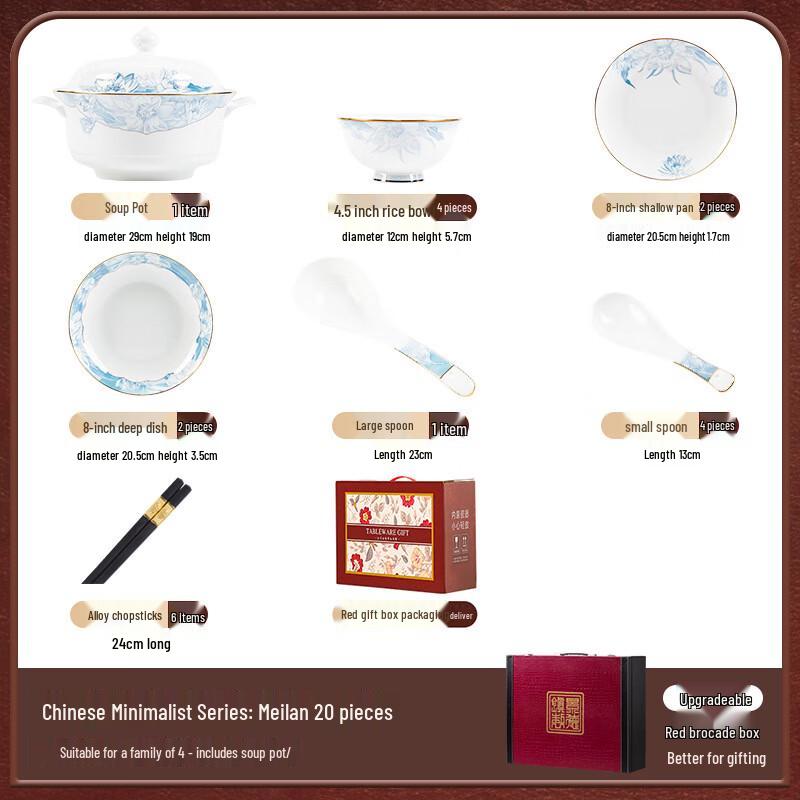 Maud Lanca Jingdezhen Ceramic Dining Set