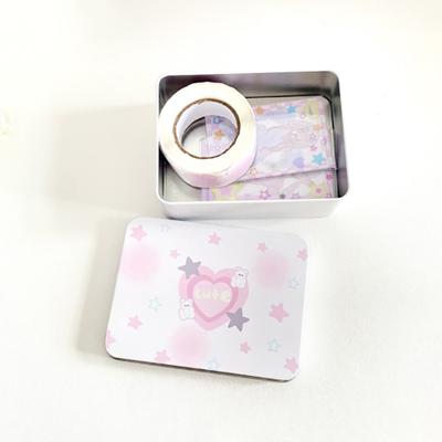 Cartoon Kpop Fotokarten Desktop Aufbewahrung Stern Aufbewahrungsbox Kleine Karten Aufkleber Klebebänder Aufbewahrungsbox Schreibwaren Bürobedarf