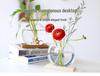 Nordic Wood Art Hydroponic Vase - Pothos Ornament for Living Room & Office Decor