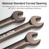 1Pcs Hardware Hand Tool Ratchet Wrench With Multiple Size Plum Spanner Two-way Quick Wrench