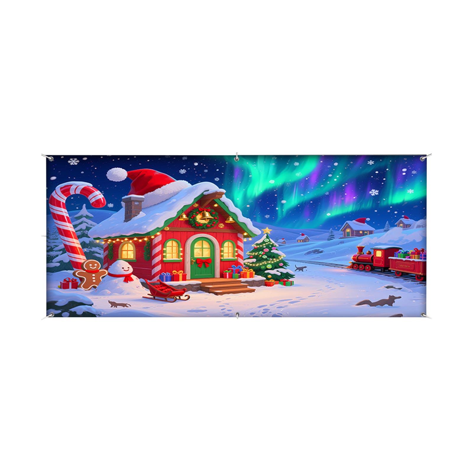 

Christmas Scene Decorations & Festive Character Banners – Holiday Supplies For Outdoor Garages One Size