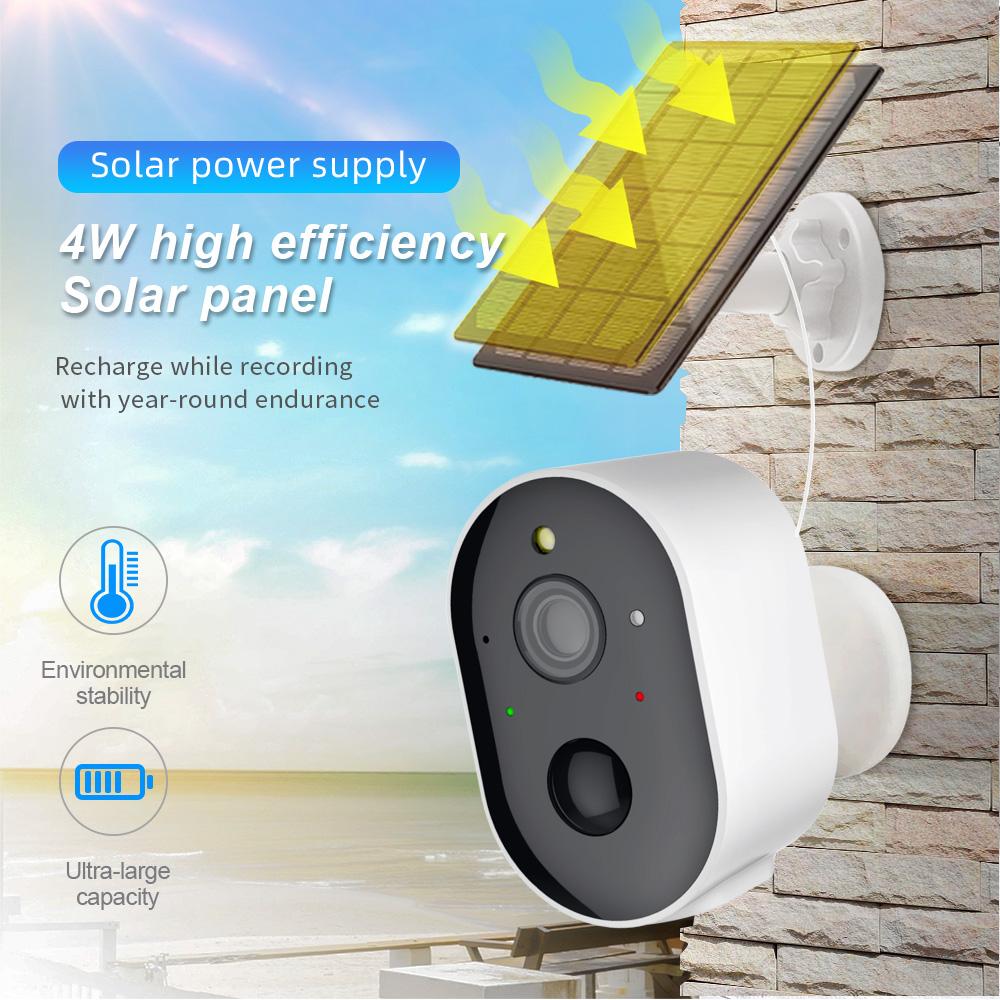 

SN-S5T-SP Solar-Powered Surveillance Camera HD Clear WIFI Remote Video Camera A