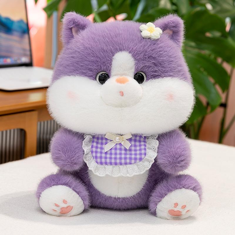 Cute Sweet Cat Doll Plush Toy Kitten Doll Comforting Doll Girl Pillow Birthday Gift