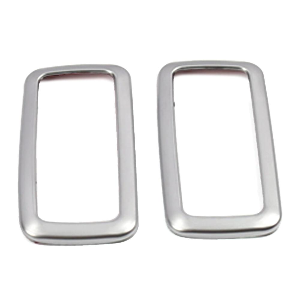 For Nissan Qashqai J11 2014  Car Roof Reading Light Lamp Frame Decoration Cover Trim Matte Silver