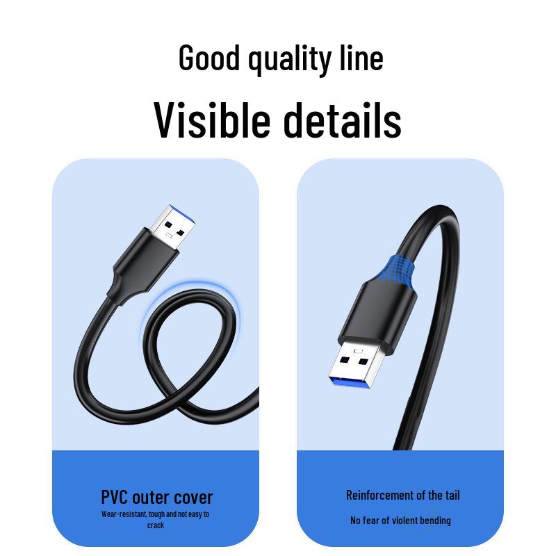 USB 3.0 Male to Female Extension Cable for Laptop, Flash Drive, Mouse, Keyboard