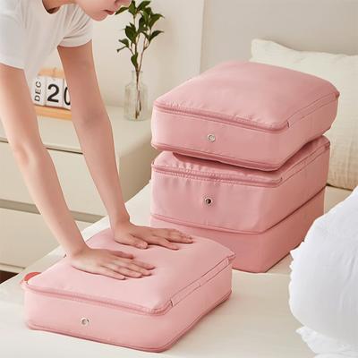 Kompressionstasche Kleidung Decken Aufbewahrungstasche Staubdicht Tragbar Reise Umzug Gepäck Organizer Faltbar Koffer