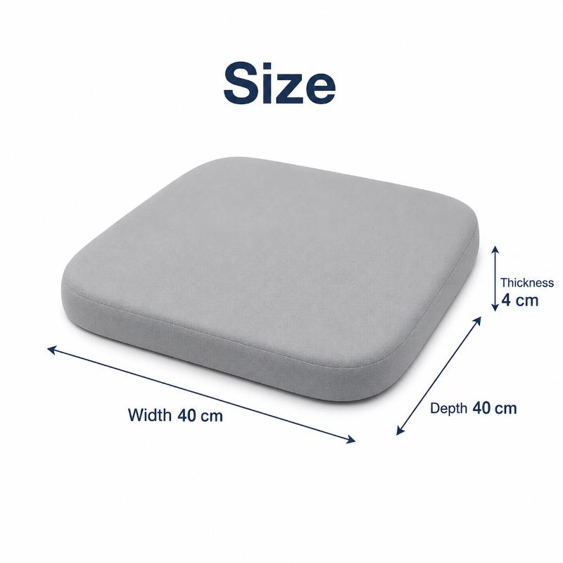 Soft Seat Cushion Non Slip Chair Pad Thick Square Dining Office Chair Cushion Breathable Comfortable Kitchen Home Dining Decor