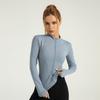 Nude Outdoor-Sportjacke für Damen – Enganliegende, atmungsaktive Yoga- und Fitnessbekleidung