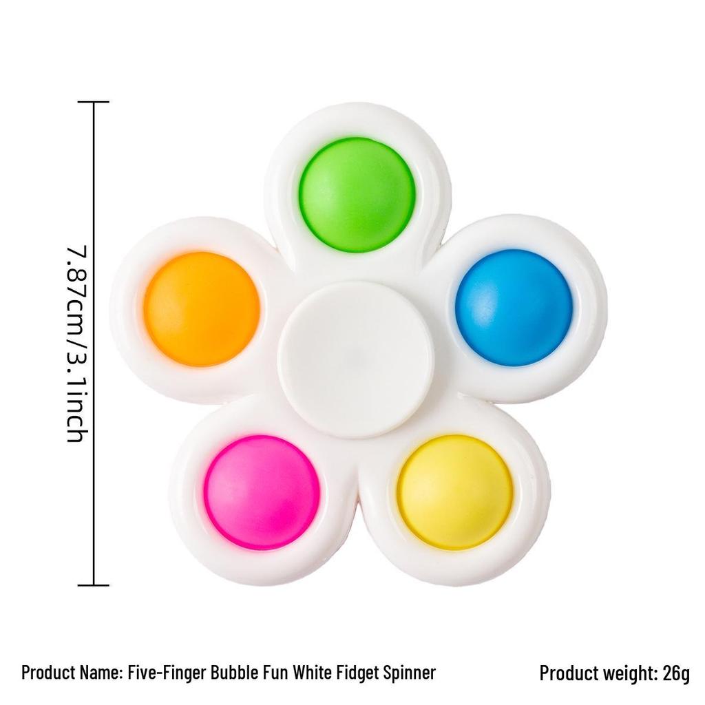Fidget Spinner Bubble Pop Stress Relief Toy