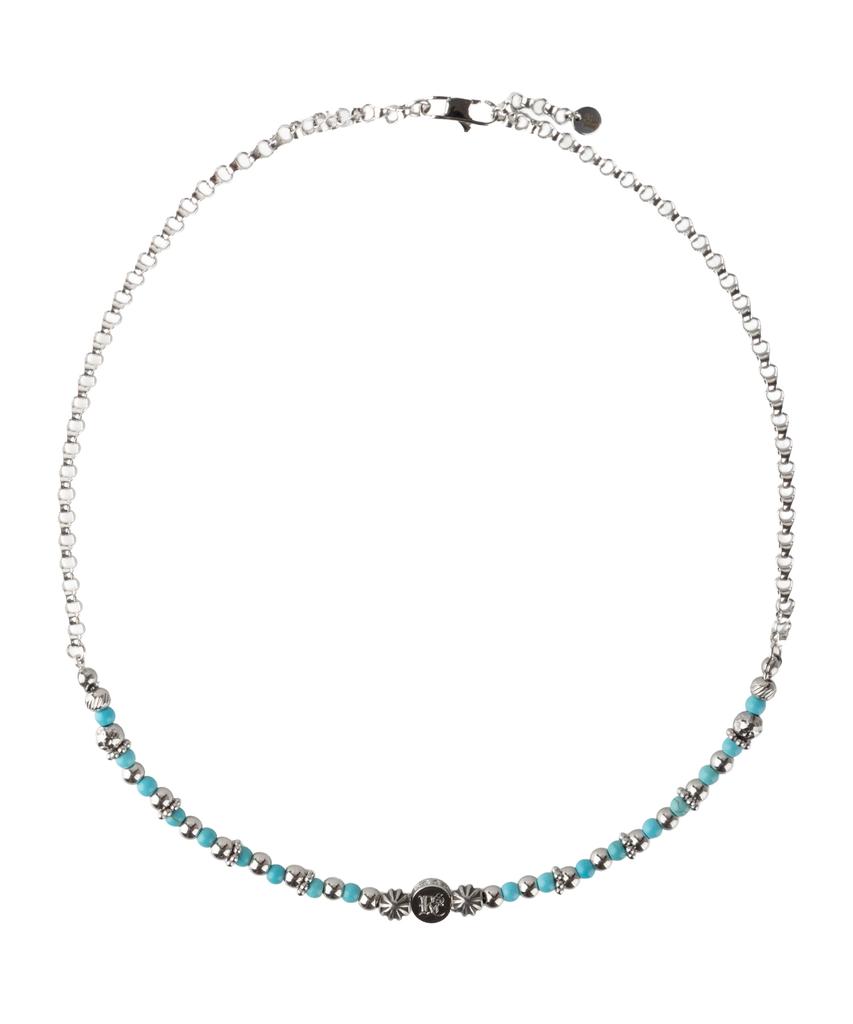 Rssc Western Beads Chain Necklace - Turquoise