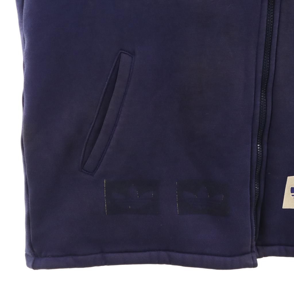 Adidas 80s Vintage Descente Trefoil Logo Long Sleeve Freeze Zip Hoodie O Men's Used