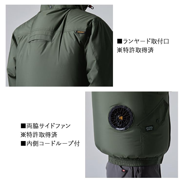 BURTLE Aircraft Vest (without fan) AC2074 AIRCRAFT S 35 Black