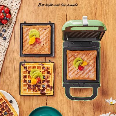 110V Waffle Maker Sanduicheira Cafeteira Café da Manhã Torradeira Pequenos Eletrodomésticos Bife Frito Doméstico