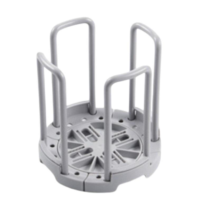 

Adjustable Dish Rack with Efficient Water Drainage Systems Portable Accessory for Home Cupboard and Kitchen Cabinets серый
