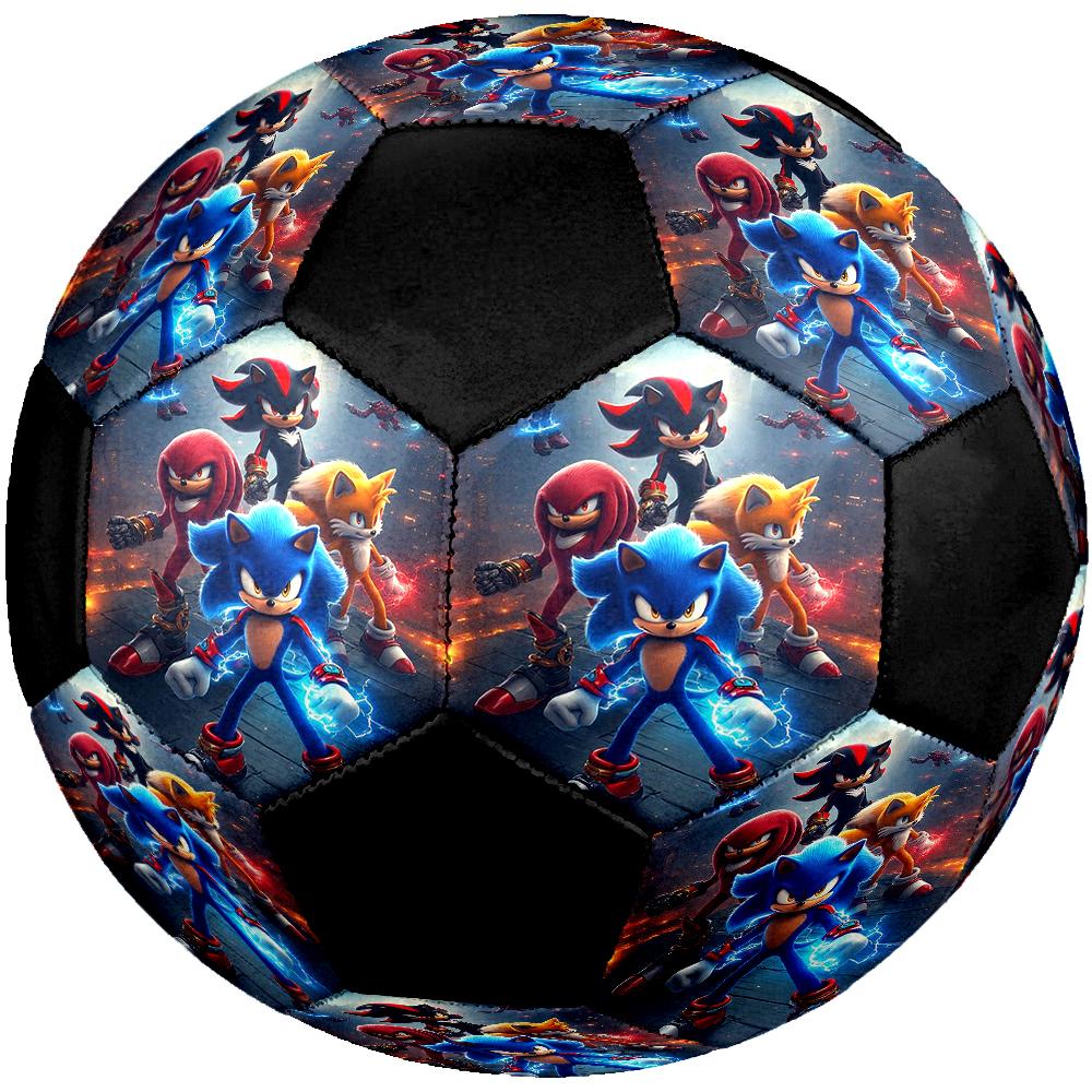 Sonic Theme Size 5 Soccer Ball, Suitable for Both Indoor and Outdoor Matches, a Gift Suitable for Everyone.