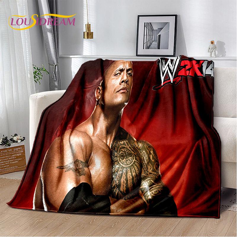 HD The Rock Dwayne Johnson Soft Plush Blanket,Flannel Blanket Throw Blanket for Living Room Bedroom Bed Sofa Picnic Cover Kids