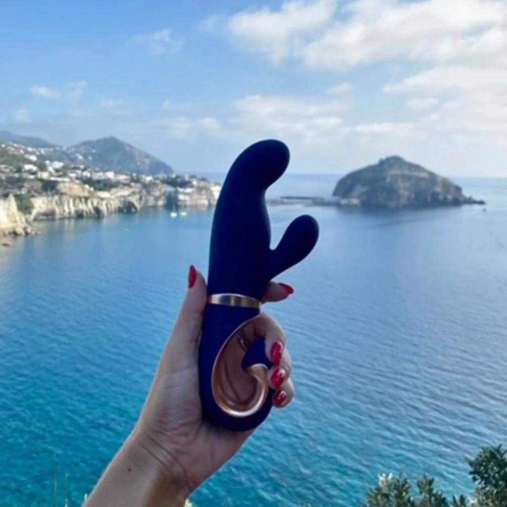 Gvibe - Gentle G-Spot and Clitoral Vibrator Caribbean Blue