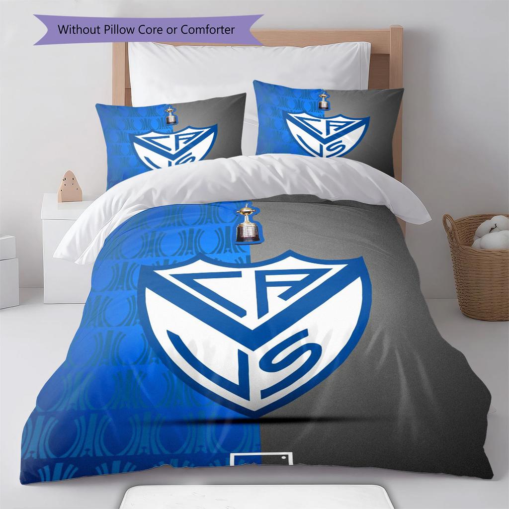 Velez Sarsfield Pattern Bedding Set Quilt Cover Pillowcase Home Decor Gift (1 * duvet cover + 2 * pillowcase, without core)