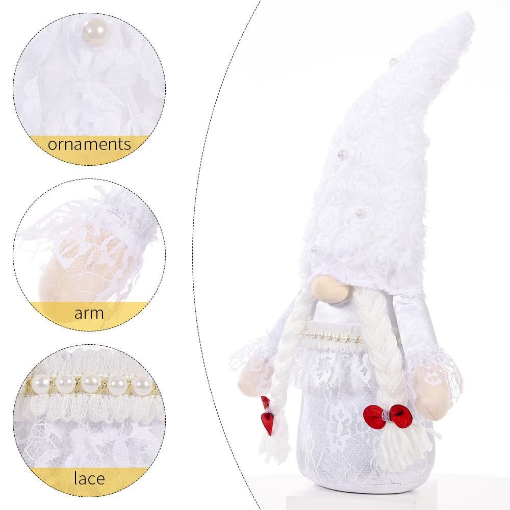 Season Wedding Festive Rudolf Plush Doll For Charming Home And Holiday Display Window
