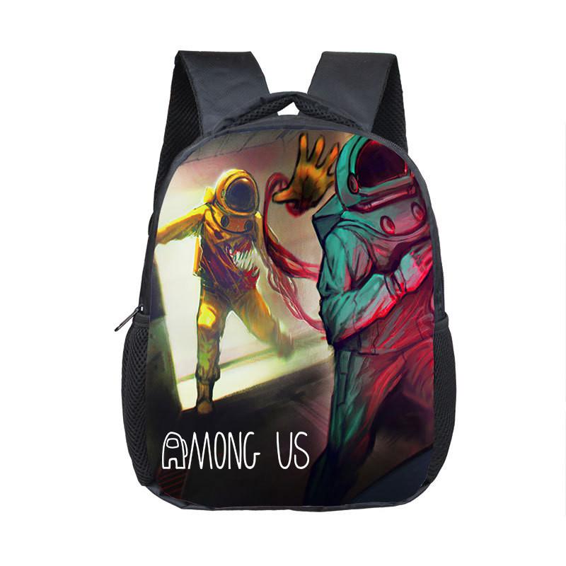 Students Spaceman Backpack Schoolbag Travel Bag Shoulderbag Bookbag