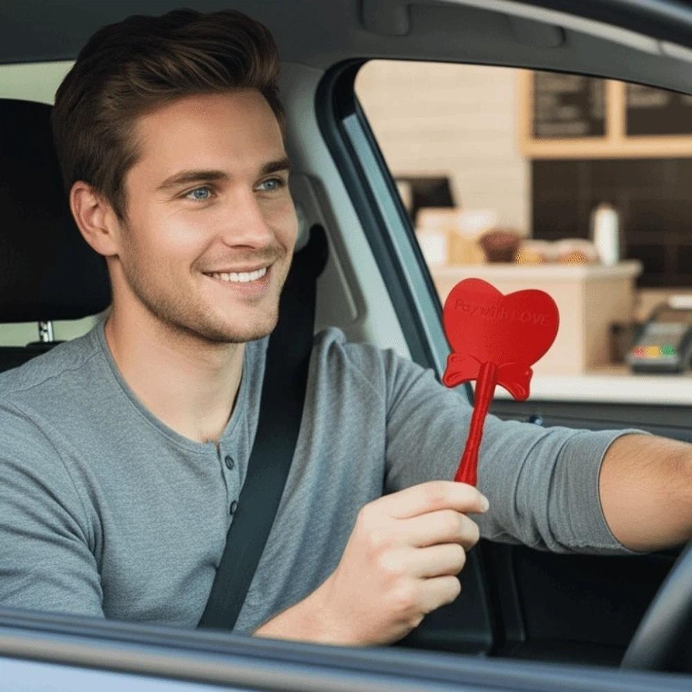 Detachable Contactless Payment Sleeve Portable Heart Magic Wand Holder  Travel
