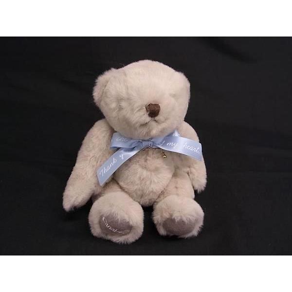 Like new Canal 4 Canal Yondo Sea Teddy Bear Bear Stuffed Toy Beige x Light Blue DM6755