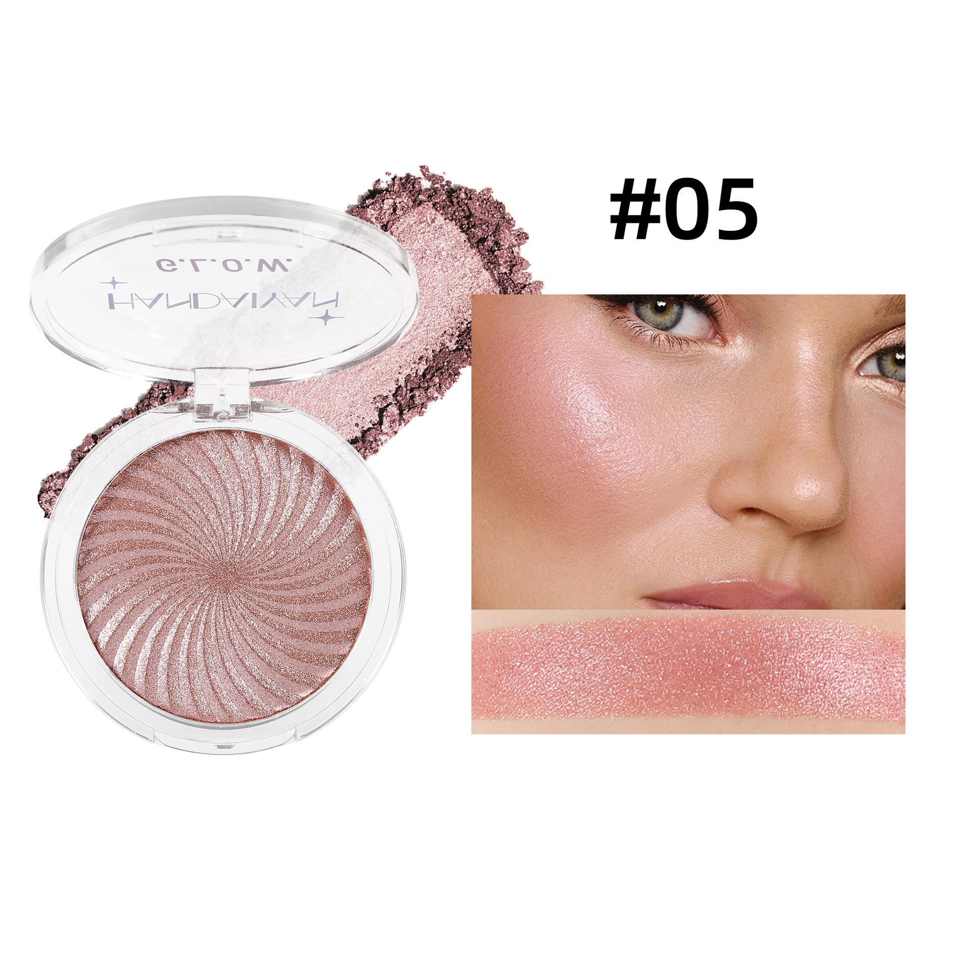 

High Disc Fine Glitter Baking Powder Sexy 6-color Glitter Eye Shadows Conturing and Brightening All In One Plate 05#