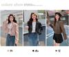 2024 Women's Pink Leather Motorcycle Jacket: Korean-Style, Trendy Short Street Fashion