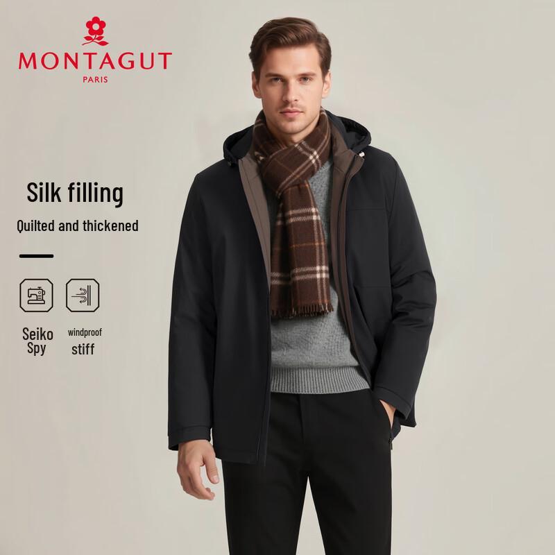 

MONTAGUT Men s Winter Stand Collar Padded Jacket XL