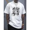 Medusa Grafikdruck Kurzarm Luxus Baumwoll-T-Shirt Sommer Unisex Männer Frauen Lässig Locker Mode Trendige Kleidung