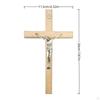Wall Crucifix Holy Figurine Art Gift Catholic Jesus Sculpture Ornament for Thanksgiving Living Room