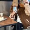 Women's Vintage Patchwork Baseball Jacket - Retro, Casual, Loose Fit for Autumn