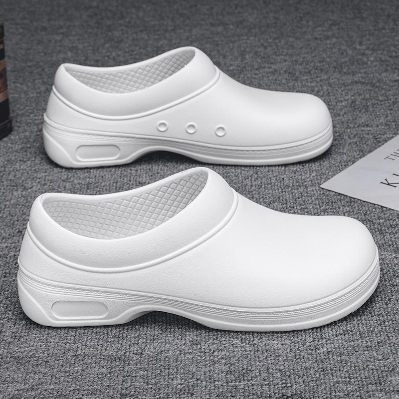 Kitchen shoes Chef shoes Men's light oil-resistant insoles, hotel work shoes, non-slip, oil-proof and waterproof shoes