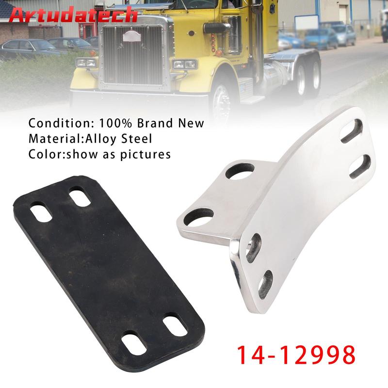 Artudatech Cab Lower Exhaust Stack Bracket Stainless 14-12998 For Peterbilt 359/379 Car Accessories
