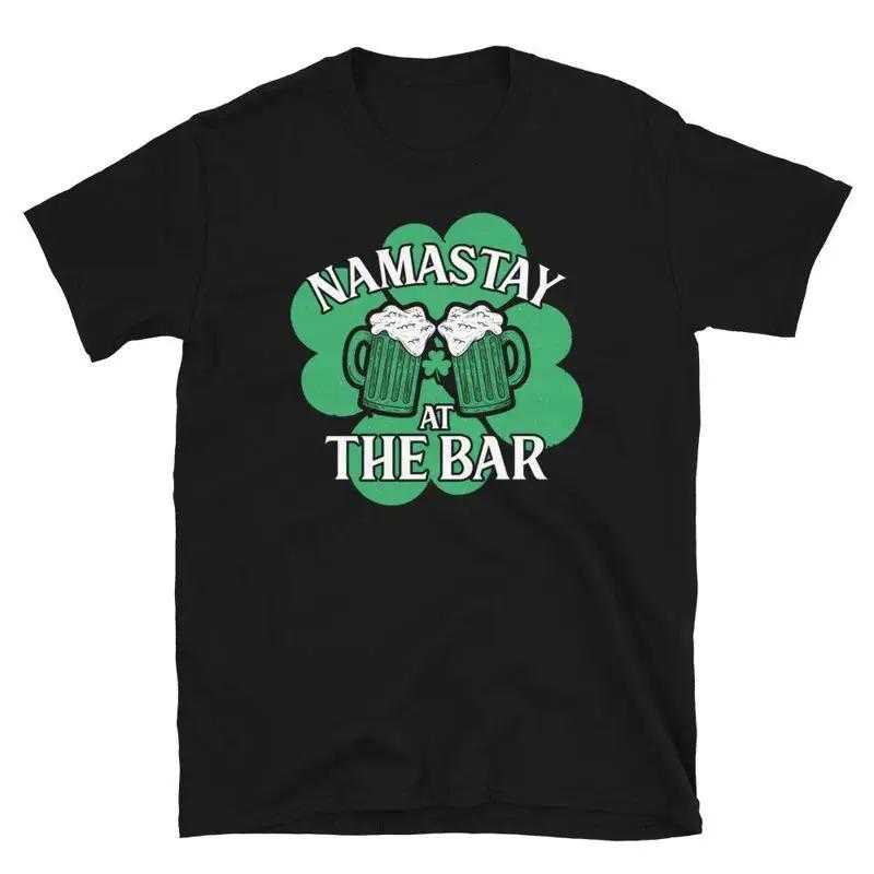 

Namastay Yoga Joke Ireland Irish Proud T-Shirt - Men s Summer Cotton Graphic Tee S разноцветный