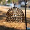 Crystal Lampshade Metal Round Hollow Lampshade Atmosphere Lampshade Outdoor Camping Lantern Shade for Goal Zero Lantern