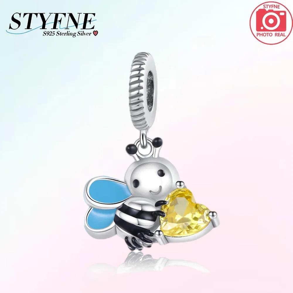 Cute Copper Gold Color Fireflies Luminous Charms Beads Fit Original Bracelets Diy Jewelry Gift Making