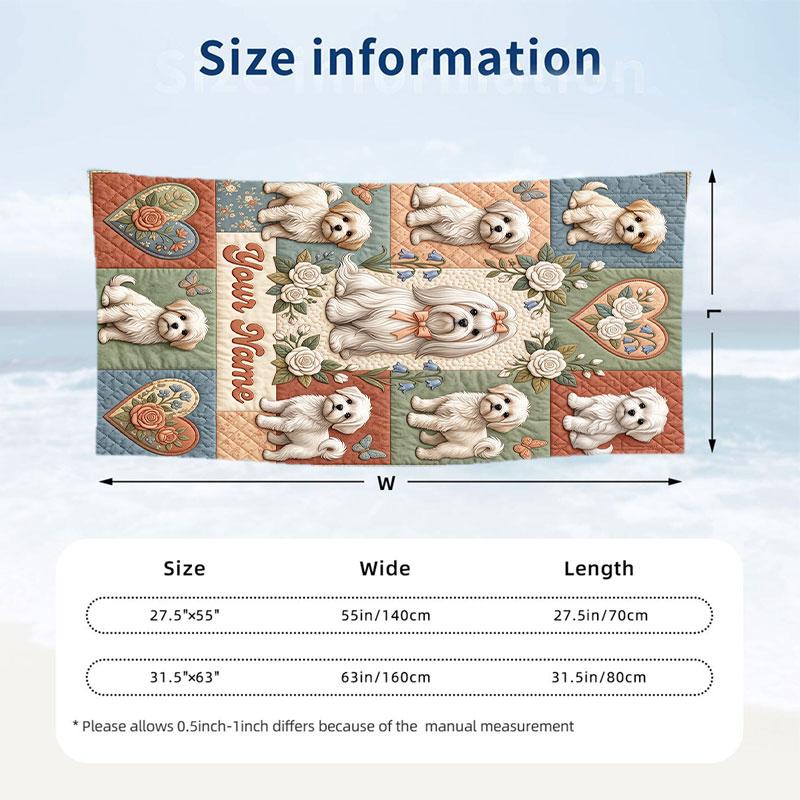 Fantasy Magic Theme Beach Towel Personalized Custom Name & Text Soft Quick Dry Beach Towel for Swimming Travel