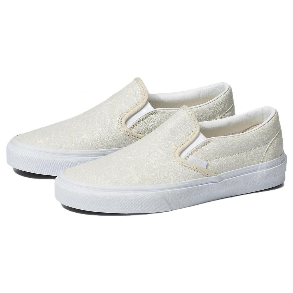 Vans Klasické nazouvací tenisky Princess Paisley - kostěně bílé unisex krémové VN0A7Q5DBWQ