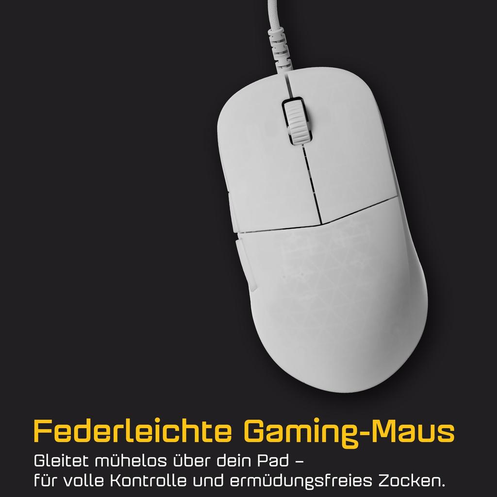 Endgame Gear XM2 8K v2 Gaming Mouse PAW3950 Custom Claw White (Wired, 8,000Hz, 52.5g, Sensor, Grip, Frost, EGG-XM2-8K-V2-WF)