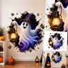 Cute Wall Sticker for Halloween Home Decor, Decal for Bedroom Living Room Window, Indoor Ornament