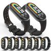Silicone Strap For Mi Band 9 Bracelet Rubber Watchband Replacement Smartwatch Wrist Bracelet Correa For Xiaomi Mi Band 8 9 Strap