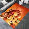 Office Rug Lion King, Simba theme 3D Printed Anti-Slip Rug-Machine Washable for Living Room