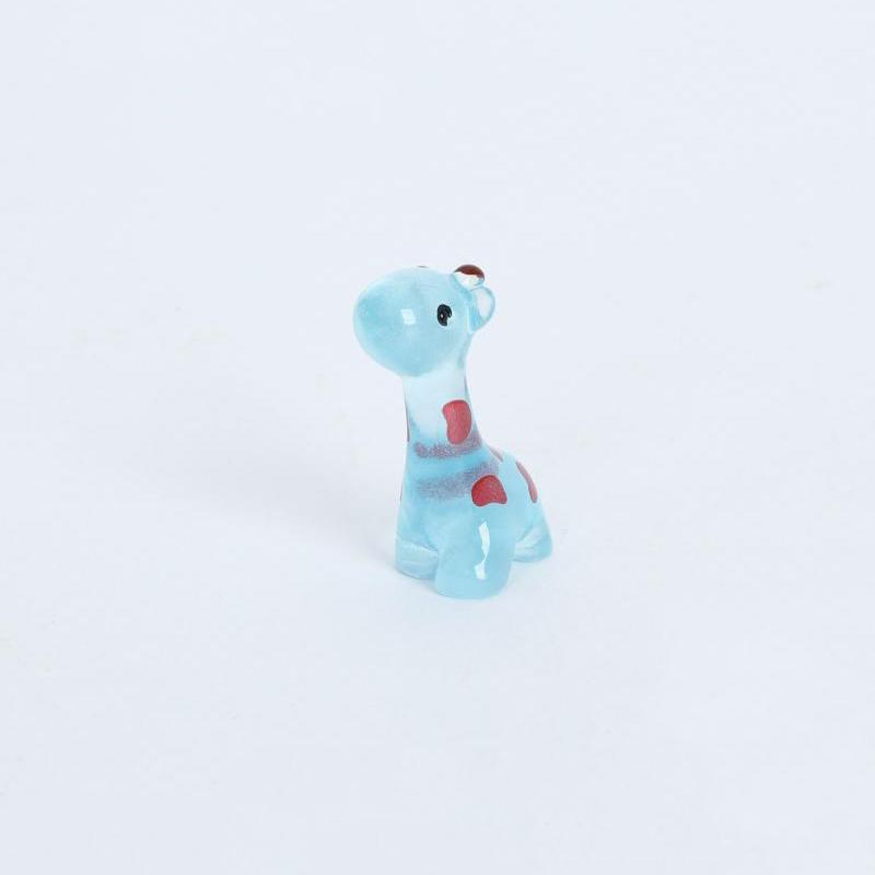 10Pcs Mini Luminous Giraffe Miniatures, Cute Animal Figures For Micro Landscaping Diy Home Decor Models Craft Fairy Ornaments