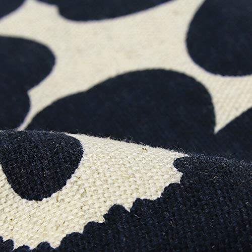 Marimekko Mini Unikko Pouch, Tise, Cotton/Dark Blue, 70531-851 [Parallel Import]