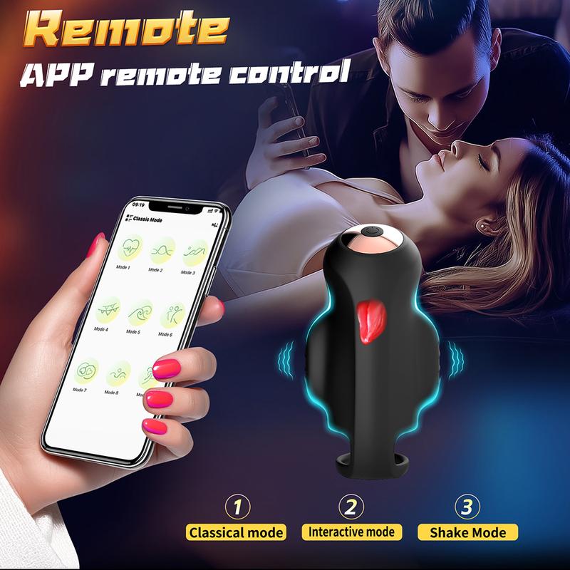 APP Control Vibrator for Men Penis Delay Trainer Male Masturbator Glans Stimulater Massager Men Vibrator Sex Toys Adult Goods