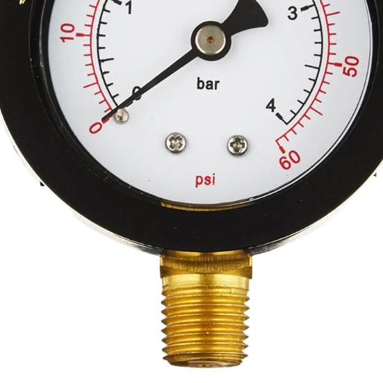 Přenosný měřič tlaku bazénového filtru 0-60 Psi IP67 Vodotěsný Široce používaný Měřič tlaku vody Pumpa pro plavání