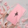 Portable Ballet Shoe Bag Canvas Drawstring Dance Pouch Water Resistant Organizer for Women Dance Class Rehearsal Travel